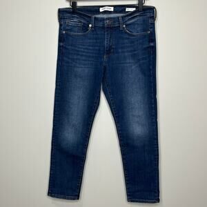 Banana Republic Premium Denim Skinny Ankle Blue Jeans 31 Petite